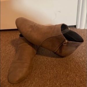 Brown booties